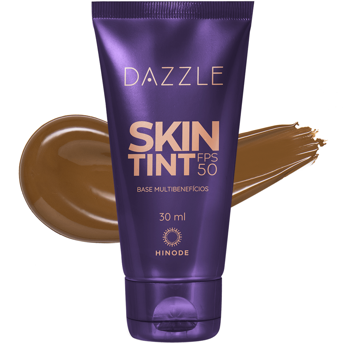 Foto do produto Base Skin Tint Multibenefícios FPS 50 Dazzle 30ml Cocoa