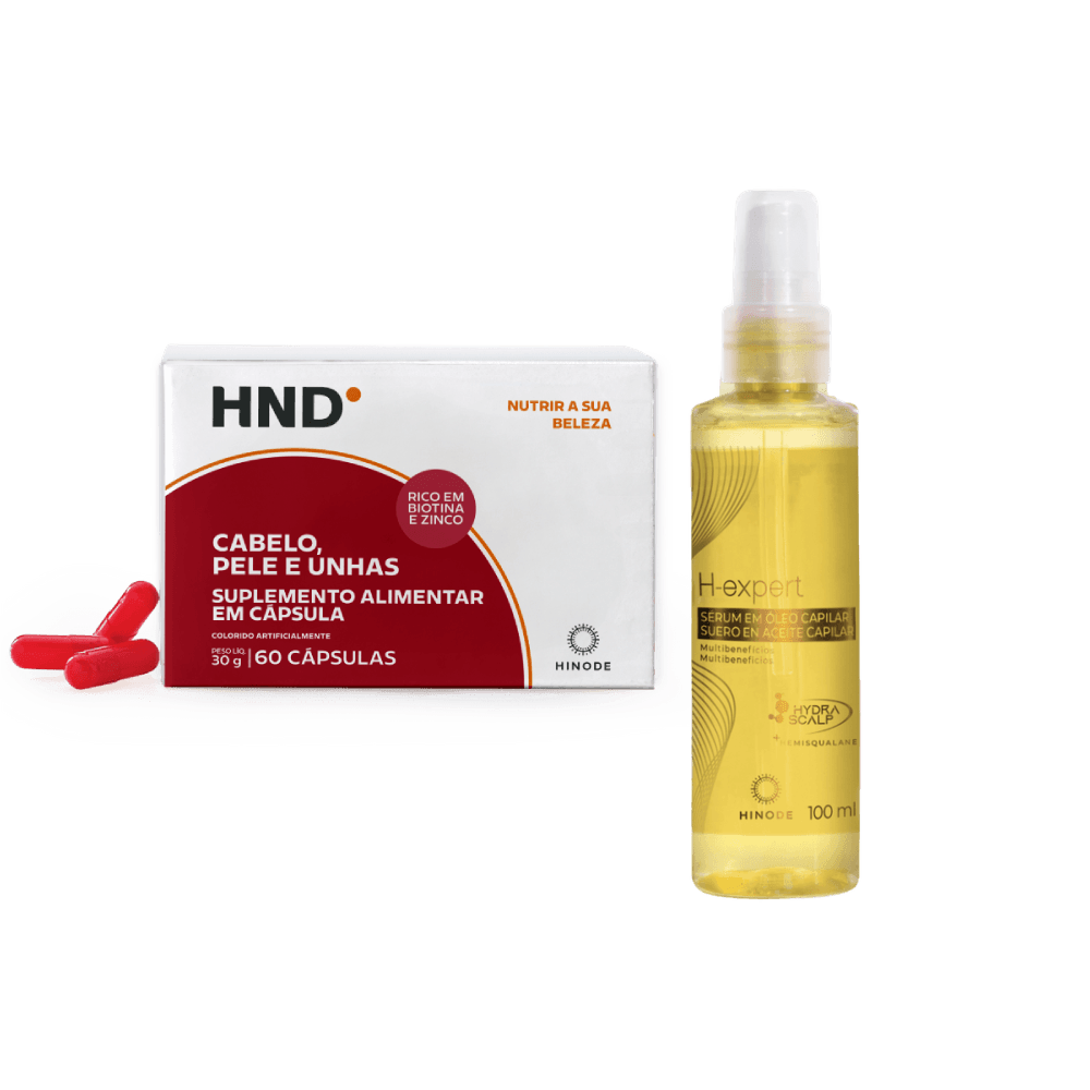 Foto do produto Kit Presente Sérum e Suplementação Alimentar para cabelo