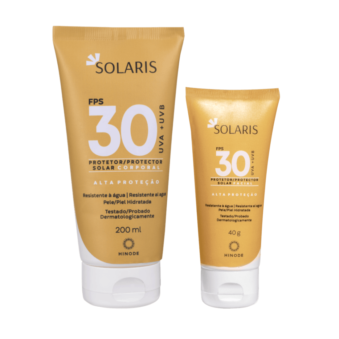Foto do produto Kit Protetor Solar Corporal e Facial Solaris FPS 30 Solaris