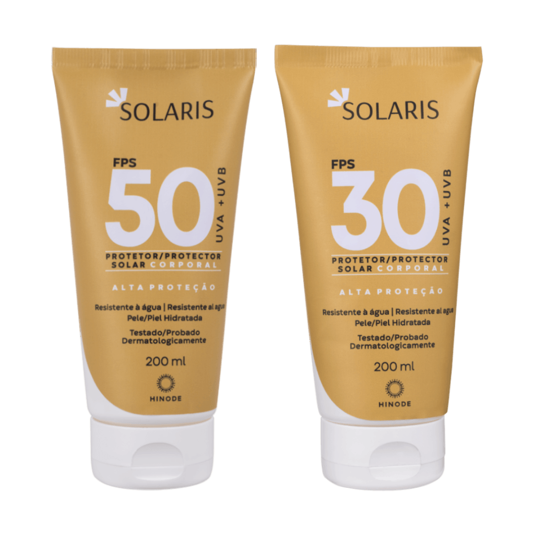 Foto do produto Kit Protetor Solar Corporal Solaris FPS 50 e 30 200ml Solaris