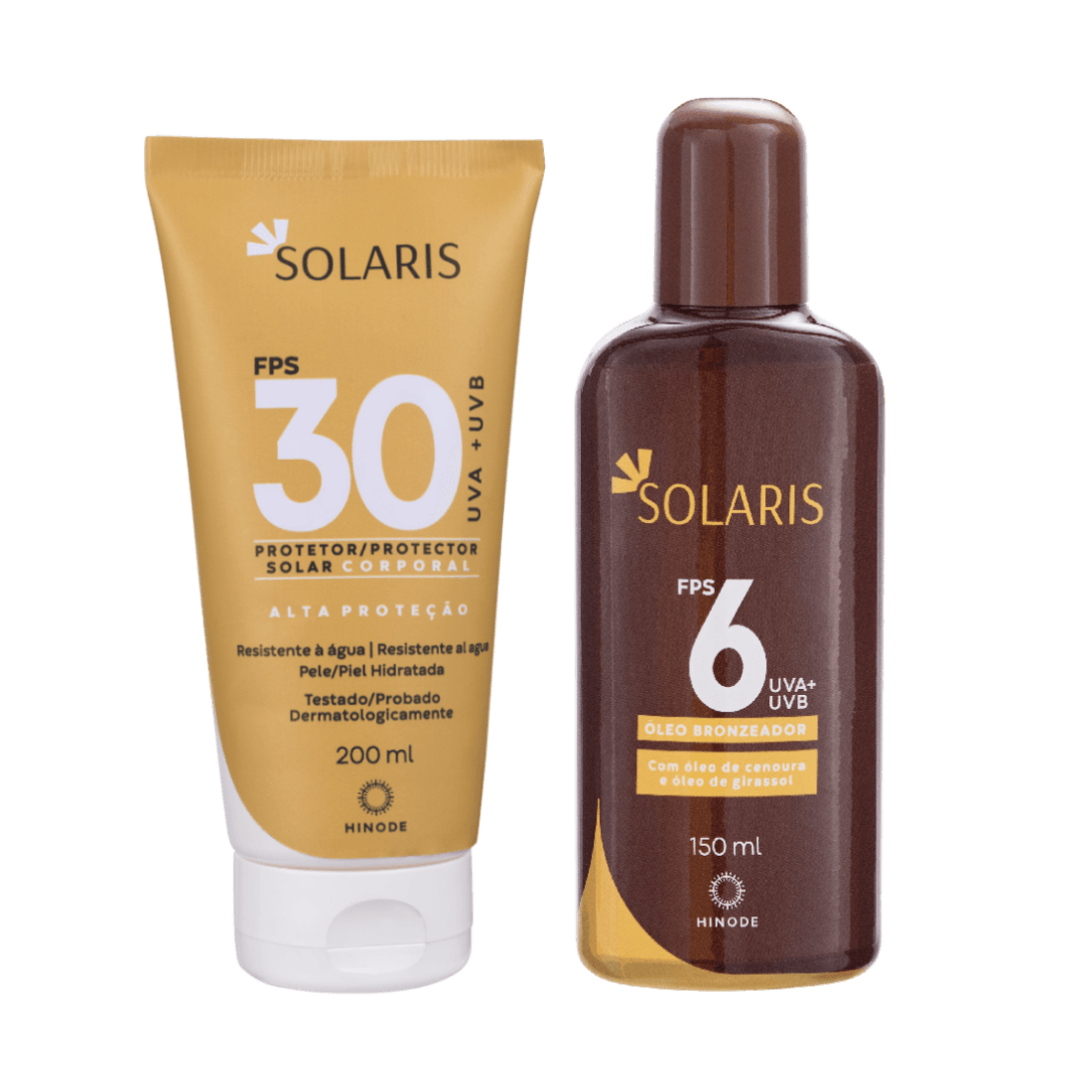 Foto do produto Kit Protetor solar FPS 30 e Óleo Bronzeador Solaris