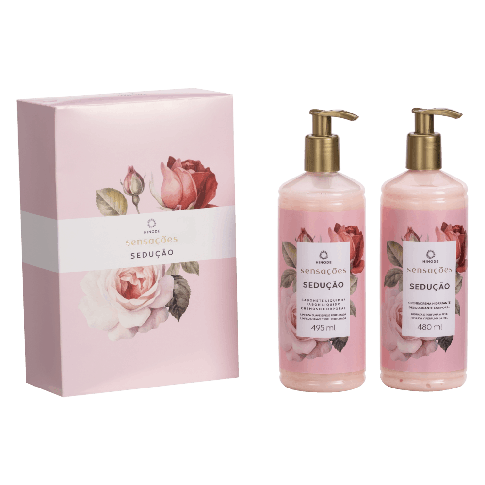 Foto do produto Kit Creme Corporal e Sabonete Liquido Sensações Sedução
