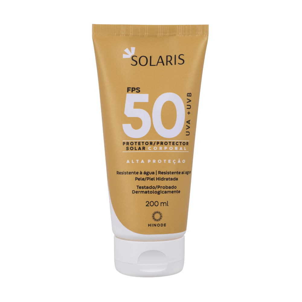 Foto do produto Protetor Solar Corporal Solaris UVA e UVB FPS 50 200ml