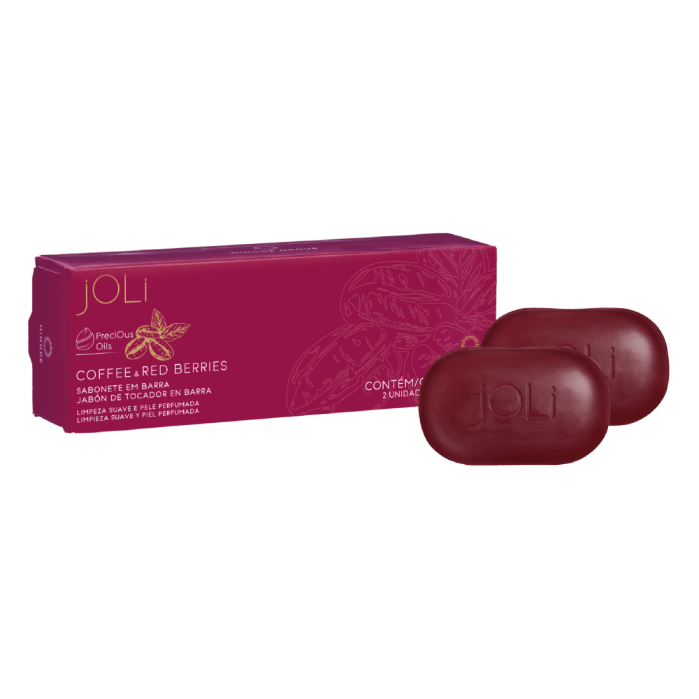 Foto do produto Sabonete em Barra Joli Café e Frutas Vermelhas com 2 Unidades 90g