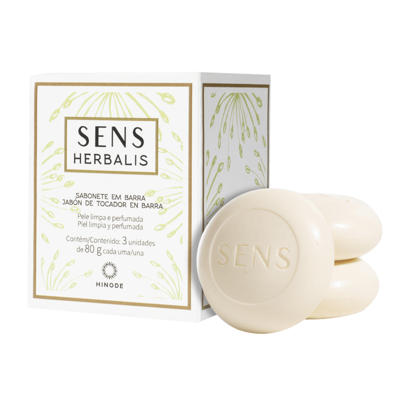 Foto do produto Sabonete em Barras Sens Herbalis Hinode Com 3 Unidades 80g