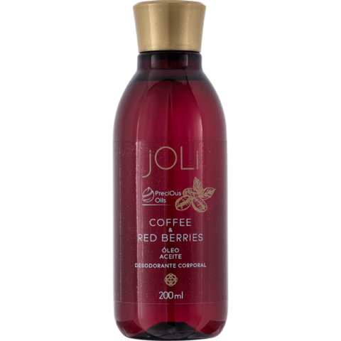 Óleo Desodorante Corporal Joli Café e Frutas Vermelhas 200ml