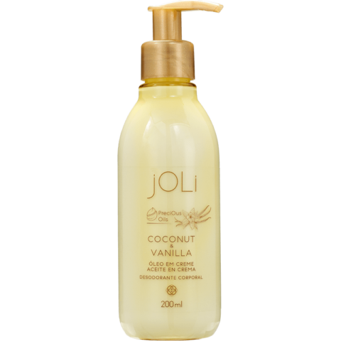 Óleo em Creme Joli Vanilla e Coco 200ml