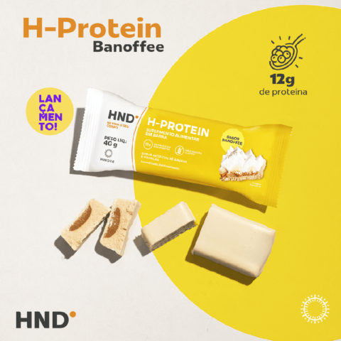 Barra de proteína H-Protein Sabor Banoffee 40g