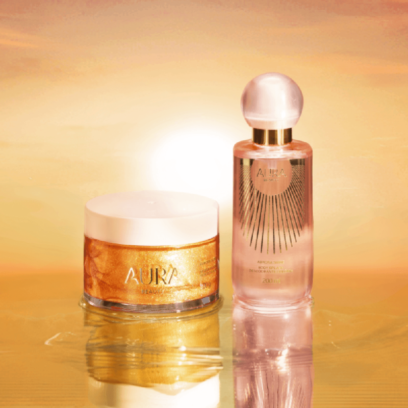 Geleia Radiante Iluminadora Aura Beauty Aurora Shine 200g